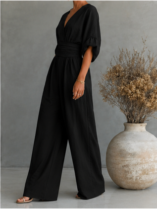 Rosoli | Mono mujer elegante escote V