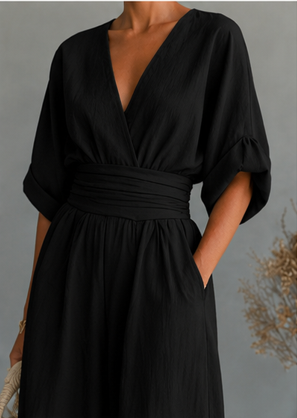 Rosoli | Mono mujer elegante escote V