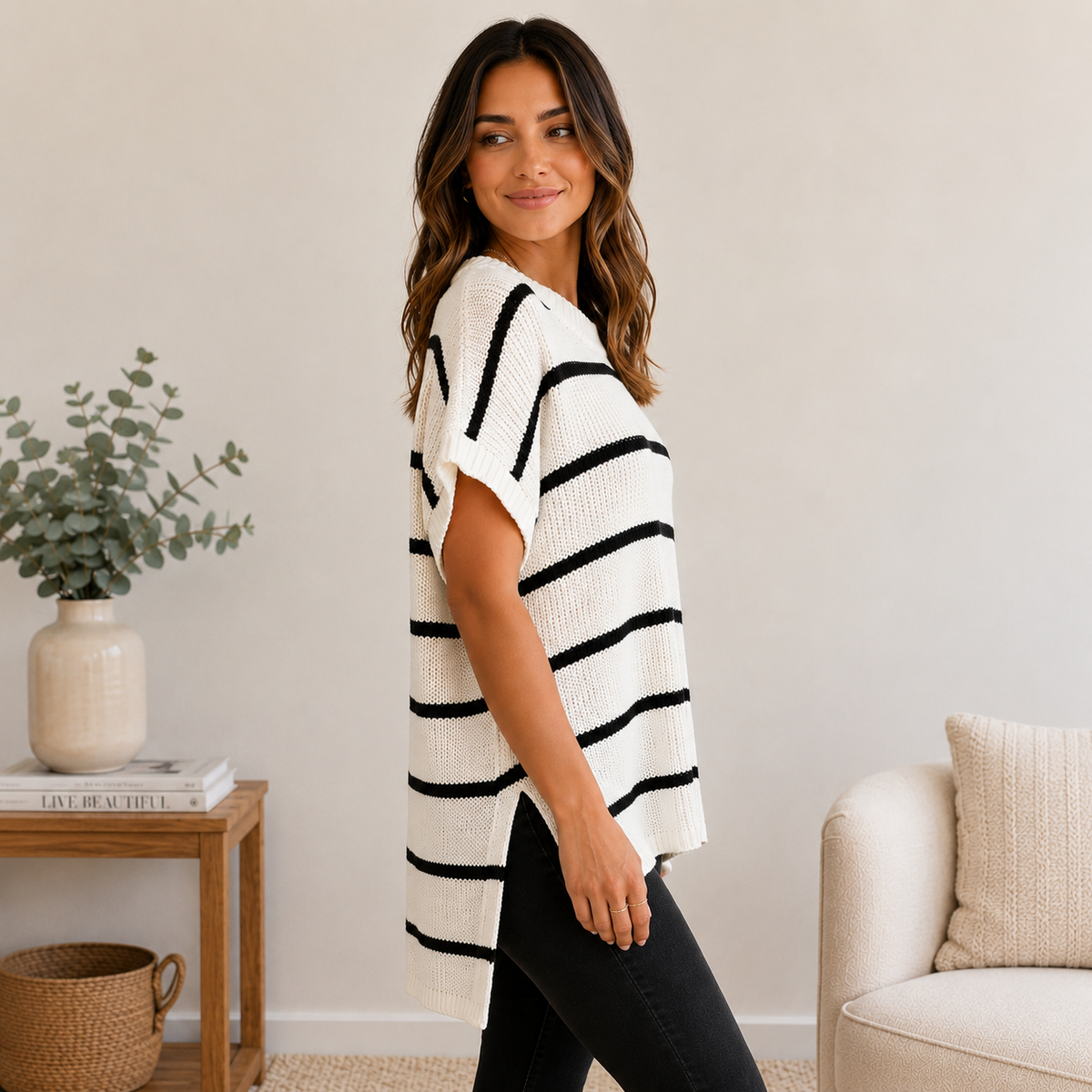 Alba | Jersey oversize suave y elástico