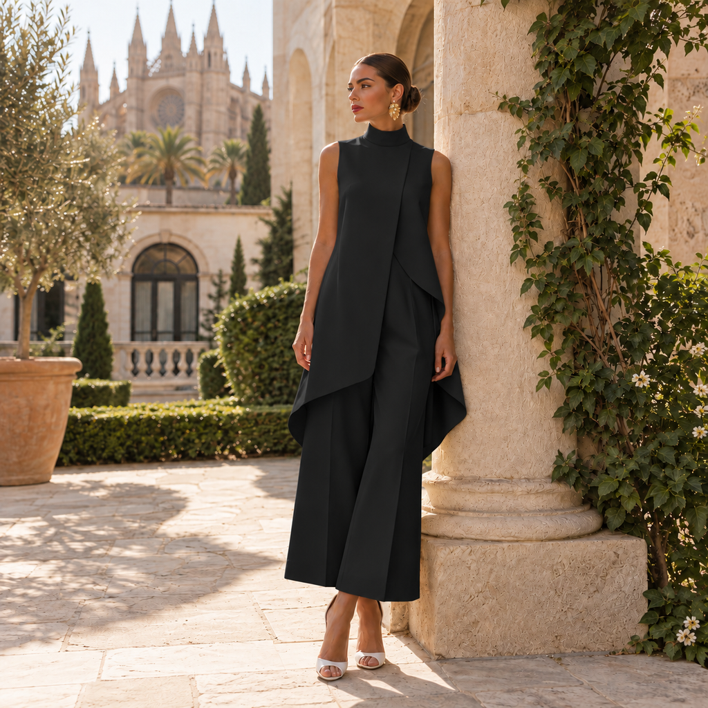 Marta | Mono elegante de corte asimétrico